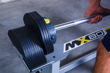 Load image into Gallery viewer, MX80 Rapid Change Adjustable Barbell / Curl Bar System (20lbs to 80lbs)