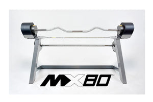 MX80 Rapid Change Adjustable Barbell / Curl Bar System (20lbs to 80lbs)