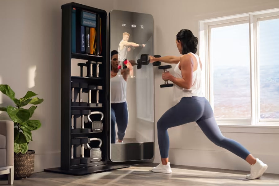 Gym mirror at discount home