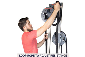 Ropeflex RX1500 Dual Station Upright Rope Trainer (Dragon)