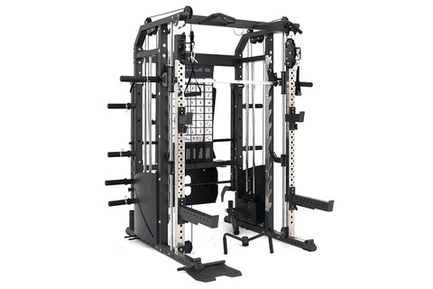 Warrior 701 All-in-One Power Rack Functional Trainer Cable Crossover Home Gym w/ Smith Cage (🍂 FALL CLEARANCE SALE)