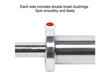 Load image into Gallery viewer, Warrior Chrome Olympic Curl Barbell
