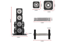 Load image into Gallery viewer, Warrior D22.5 Adjustable Dumbbells (SALE)