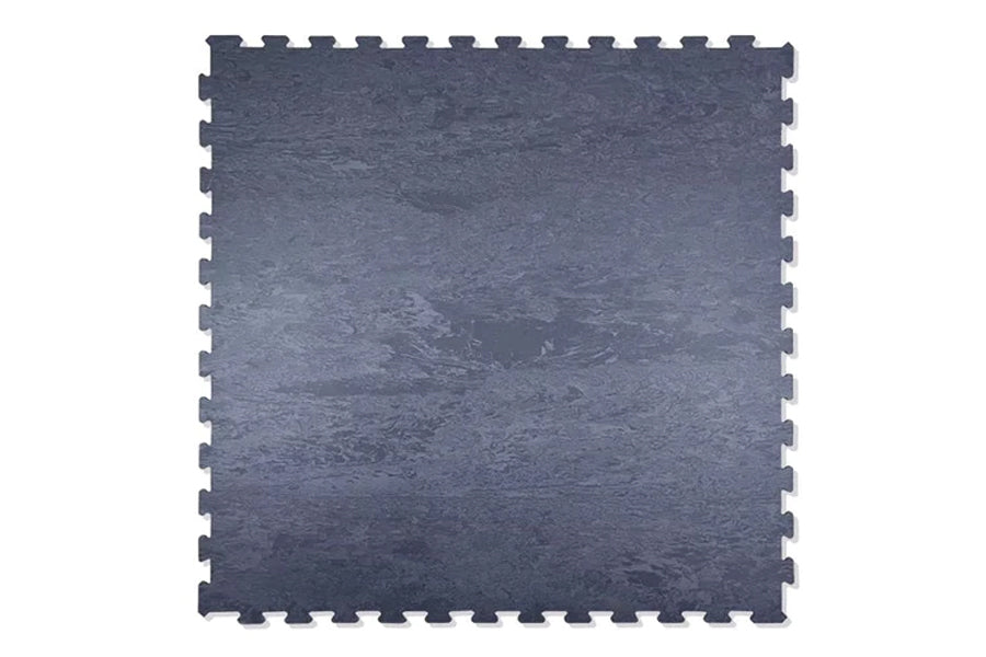 Warrior Marble Interlocking Gym Tile Flooring Cloud Grey 360