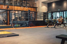 Load image into Gallery viewer, Warrior Marble Interlocking Gym Tile Flooring (Gunmetal Grey)