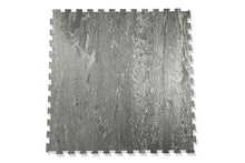 Load image into Gallery viewer, Warrior Marble Interlocking Gym Tile Flooring - Smoke Grey