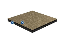 Load image into Gallery viewer, Warrior Mulitlayer Interlocking Rubber Gym Flooring Tiles