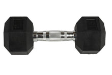 Load image into Gallery viewer, Warrior Rubber Hex Dumbbell Sets (5-50lbs & Up) (π FALL CLEARANCE SALE)