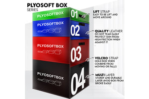 Warrior Soft Stackable Plyo Box Set