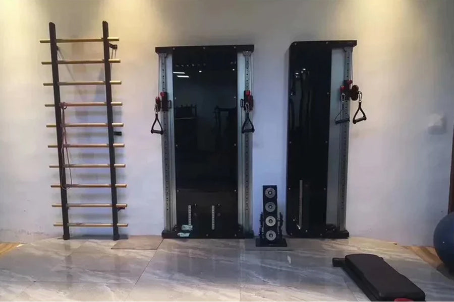 Home gym wall pulley system sales