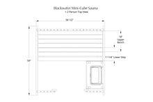 Load image into Gallery viewer, Almost Heaven Blackwater 1-2 Person Mini-Cube Sauna