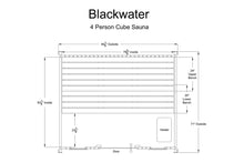 Load image into Gallery viewer, Almost Heaven Blackwater 4-6 Person Cube Sauna
