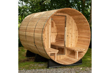 Load image into Gallery viewer, Almost Heaven Charleston 4-Person Canopy Barrel Sauna