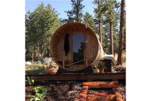 Load image into Gallery viewer, Almost Heaven Charleston 4-Person Canopy Barrel Sauna