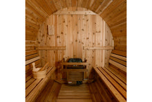 Load image into Gallery viewer, Almost Heaven Charleston 4-Person Canopy Barrel Sauna
