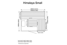 Load image into Gallery viewer, Almost Heaven Himalaya Salt 3-6 Person Indoor Sauna