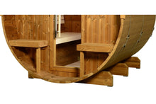 Load image into Gallery viewer, Almost Heaven Magnus 6-Person Canopy Barrel Sauna (Heritage Collection)