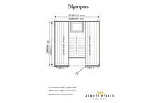 Load image into Gallery viewer, Almost Heaven Olympus 6-Person Sauna