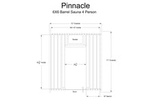 Load image into Gallery viewer, Almost Heaven Pinnacle 4-Person Barrel Sauna