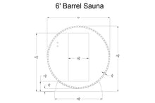 Load image into Gallery viewer, Almost Heaven Pinnacle 4-Person Barrel Sauna
