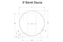 Load image into Gallery viewer, Almost Heaven Salem 2-Person Barrel Sauna