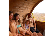 Load image into Gallery viewer, Almost Heaven Takoa 4-6 Person Half Moon Barrel Sauna (Heritage Collection)