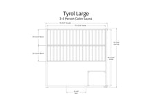 Load image into Gallery viewer, Almost Heaven Tyrol 3-5 Person Indoor Sauna (Heritage Collection)