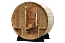 Load image into Gallery viewer, Almost Heaven Vienna 2-Person Canopy Barrel Sauna
