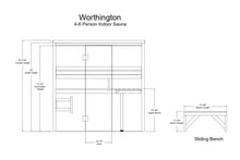 Load image into Gallery viewer, Almost Heaven Worthington 4-6 Person Indoor Sauna