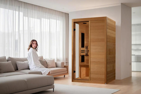 Golden Design "Llumeneres" 2 Person Full Spectrum Nero Zero EMF FAR IR Sauna (2026 Edition) (šŖNEW ITEM)