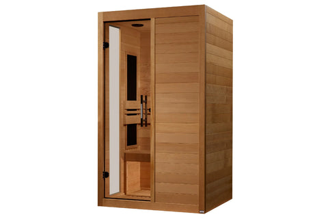 Golden Designs 1 Person (Compact) Ultra Low EMF FAR Infrared Sauna (šŖNEW ITEM)