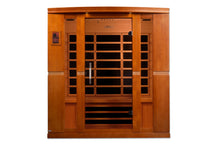 Load image into Gallery viewer, Golden Designs "Bergamo" 4-Person Low EMF FAR Infrared Sauna (Wheelchair Accessible)