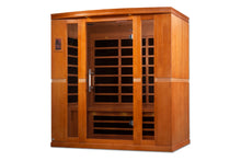 Load image into Gallery viewer, Golden Designs "Bergamo" 4-Person Low EMF FAR Infrared Sauna (Wheelchair Accessible)