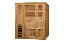 Load image into Gallery viewer, Golden Designs "Engelberg" 6-Person Traditional Steam Sauna (2025 w/ Pacific Clear Cedar)