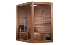 Load image into Gallery viewer, Golden Designs "Forssa Edition" 3-4 Person Outdoor/Indoor Traditional Sauna