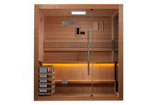 Load image into Gallery viewer, Golden Designs "Forssa Edition" 3-4 Person Outdoor/Indoor Traditional Sauna
