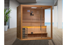 Load image into Gallery viewer, Golden Designs "Forssa Edition" 3-4 Person Outdoor/Indoor Traditional Sauna