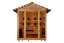 Load image into Gallery viewer, Golden Designs "Gargellen" 5-Person Full Spectrum Hybrid Outdoor Sauna
