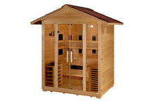 Load image into Gallery viewer, Golden Designs "Gargellen" 5-Person Full Spectrum Hybrid Outdoor Sauna