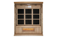 Load image into Gallery viewer, Golden Designs "Hotel" 3-Person Near-Zero EMF FAR Infrared Sauna w/ Himalayan Salt Bar