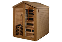Load image into Gallery viewer, Golden Designs "Kaskinen" 6 Person Hybrid Full Spectrum Outdoor Sauna