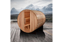 Load image into Gallery viewer, Golden Designs "Klosters" 6 Person Traditional Barrel Sauna