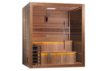 Load image into Gallery viewer, Golden Designs "Kuusamo Edition" 6-Person Indoor/Outdoor Traditional Sauna