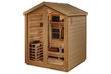 Load image into Gallery viewer, Golden Designs "Loviisa" 3 Person Hybrid Full Spectrum Outdoor Sauna