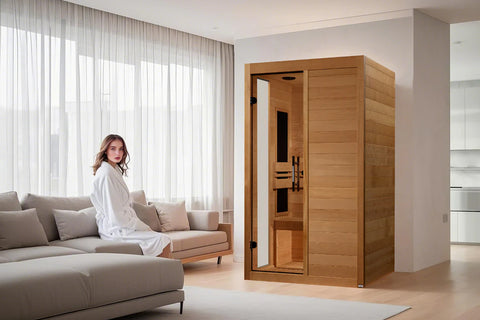 Golden Designs "Lucca" 2 Person Low EMF FAR IR Sauna (2026 Edition) (šŖNEW ITEM)