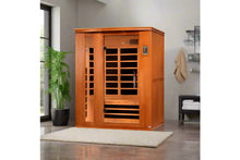 Load image into Gallery viewer, Golden Designs "Lugano" 3-Person Ultra Low EMF FAR Infrared Sauna