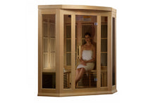 Load image into Gallery viewer, Maxxus 3-Person Corner Low EMF FAR Infrared Indoor Sauna