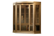 Load image into Gallery viewer, Maxxus 3-Person Corner Low EMF FAR Infrared Indoor Sauna