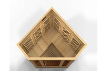 Load image into Gallery viewer, Maxxus 3-Person Corner Low EMF FAR Infrared Indoor Sauna