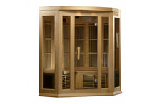 Load image into Gallery viewer, Maxxus 3-Person Corner Low EMF FAR Infrared Indoor Sauna
